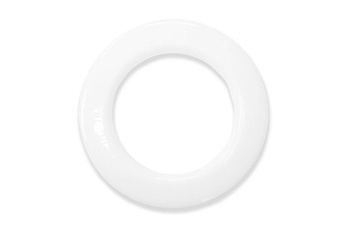 Przelotka dekor koło biały 7 cm