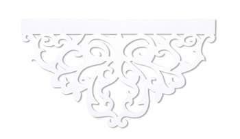 Ażur ozdobny do firan paneli 28 x 40 cm