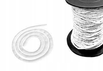 Biała ołowianka obciążnik sznur pleciony z wypełnieniem ołowianym 70 g/mb