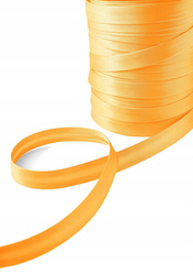 Pomarańczowa lamówka dekoracyjna atłasowa do obszywania tkanin szer.15 mm