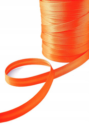 Pomarańczowa lamówka dekoracyjna atłasowa do obszywania tkanin szer.15 mm