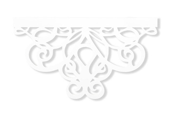 Ażur ozdobny do firan paneli 28 x 40 cm