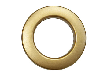 Przelotka do firan i zasłon dekor koło w kolorze złotym średnica 5,5 cm