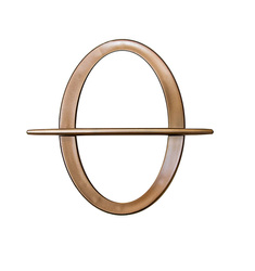 Dekoracyjna owalna klamra upinacz do firan i zasłon owal w kolorze antyczne złoto