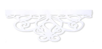 Ażur ozdobny do firan paneli 28 x 80 cm