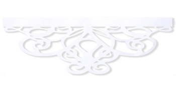 Ażur ozdobny do firan paneli 28 x 90 cm
