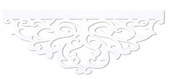 Ażur ozdobny do firan paneli 28 x 80 cm