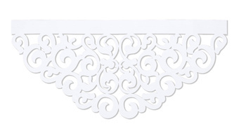 Ażur ozdobny do firan paneli 28 x 60 cm