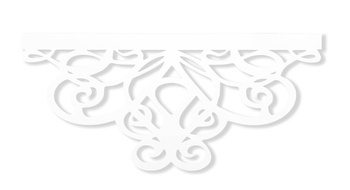 Ażur ozdobny do firan paneli 28 x 60 cm
