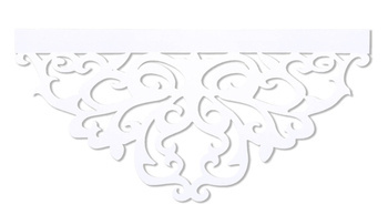 Ażur ozdobny do firan paneli 28 x 70 cm