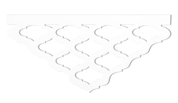 Ażur ozdobny do firan paneli 28 x 60 cm