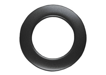 Przelotka dekor koło czarny 6,5 cm