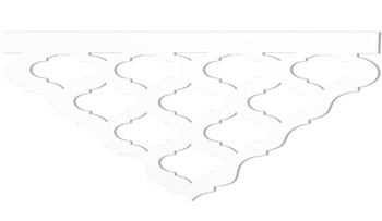 Ażur ozdobny do firan paneli 28 x 70 cm